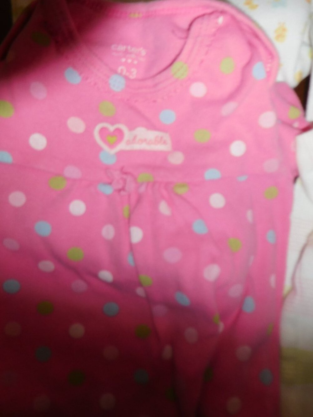 Pink Infant Gown (0-3 Mos)
